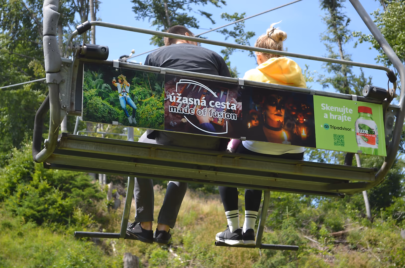Lipno Ski Resort - Chairlift branding