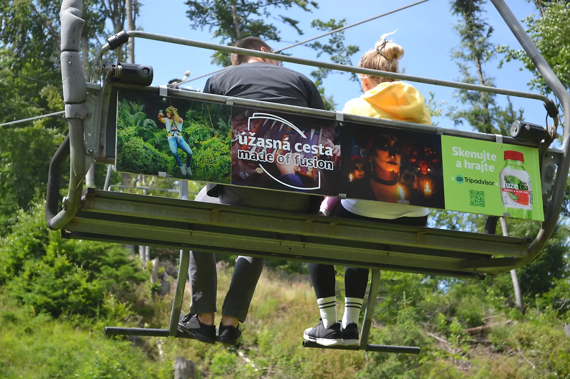 Lipno Ski Resort - Chairlift branding