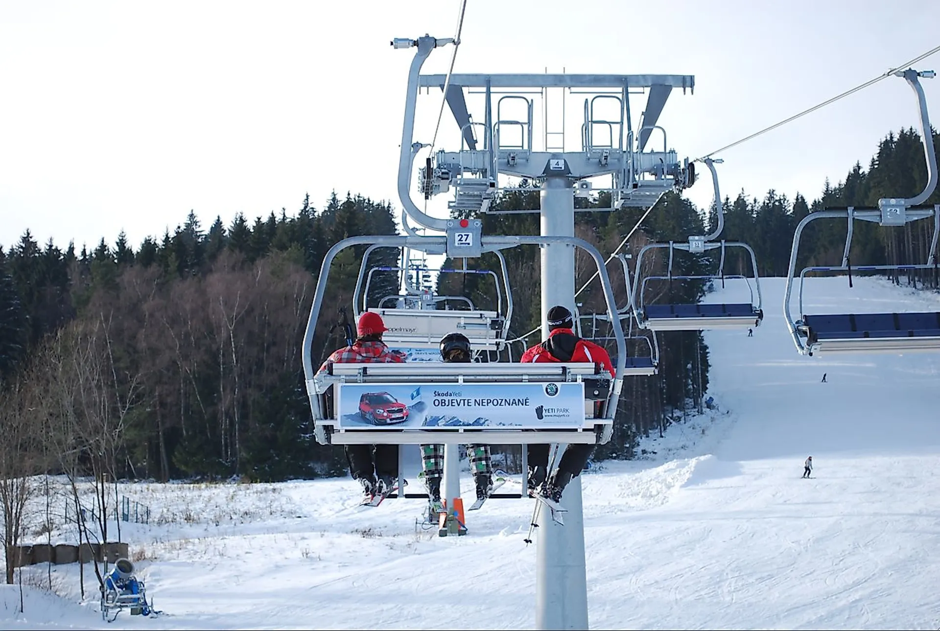 Lipno Ski Resort - Chairlift branding
