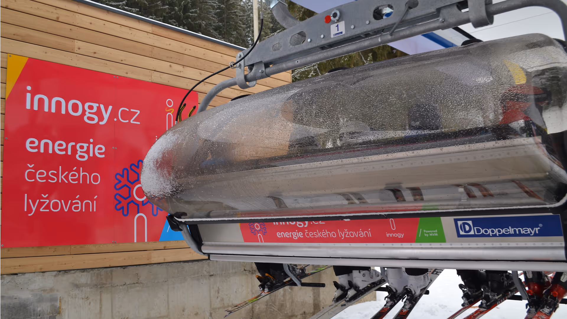 Bílá Ski Resort - Chairlift branding