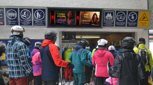 Netflix - DOOH Digital Signage/Reklama