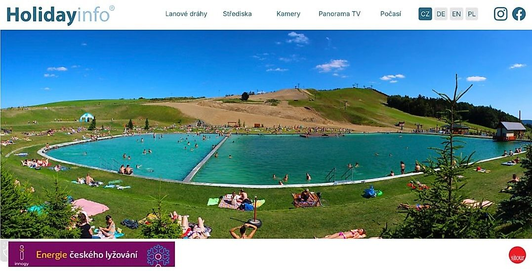 Holidayinfo.cz v letním režimu - Hlavní stránka 2