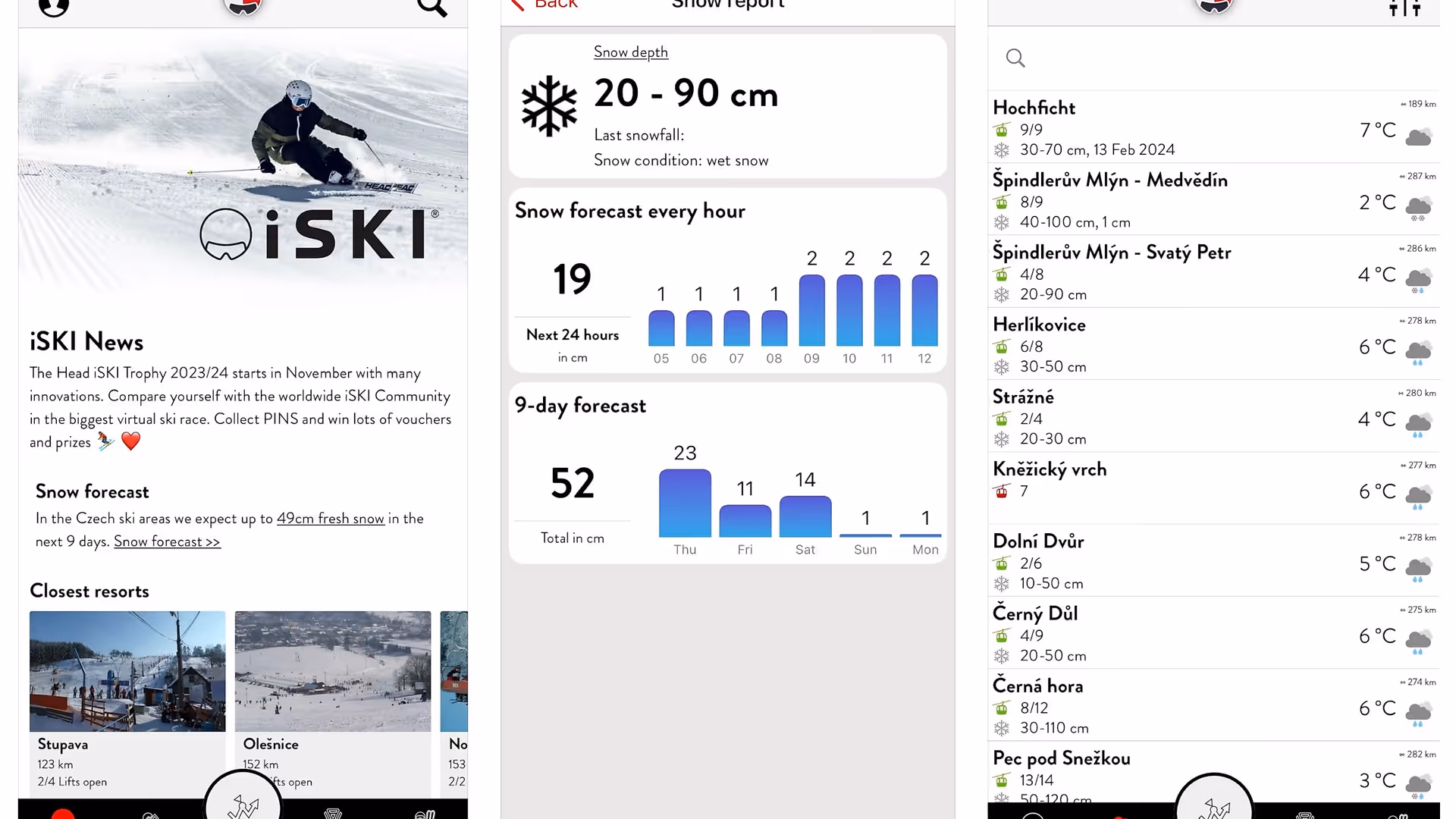 The iSKI app