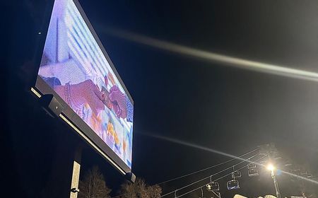 LED obrazovka - Monínec - front view