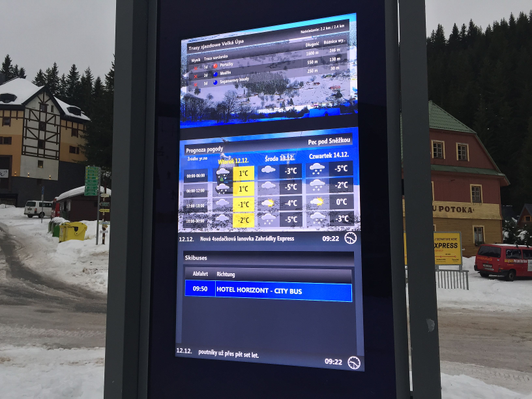 LED/LCD information systems