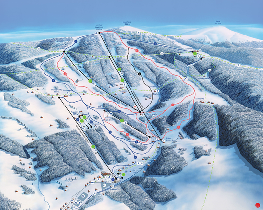Rokytnice - Panoramatická mapa