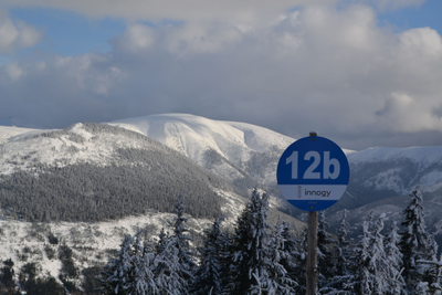 SkiResort Černá Hora - Pec/ Značení sjezdovek