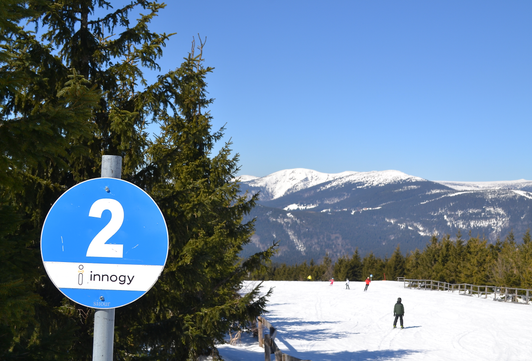 Špindlerův Mlýn Ski Resort - Ski slope markings