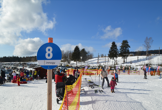 Lipno - Ski slopes marking