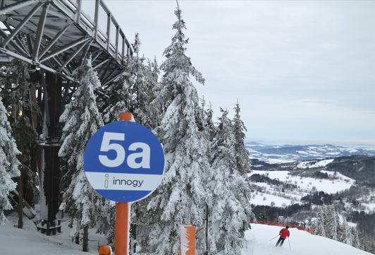Dolní Morava - Ski slope markings